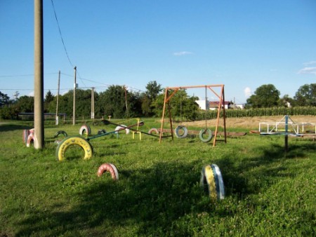 Detský park na miestnom ihrisku